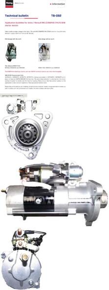 стартер mitsubishi 24v 5.5kw z12\ rvi, volvo