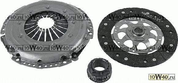к-кт сцепления audi a4 (b6) 00-05 / VW passat (b5) 96-05 1.8,2.0 228мм