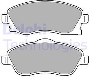 Колодки торм.пер.