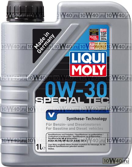 Масло моторное синтетическое 1л - НС-синт. мот.масло Special Tec V 0W-30 SL, CF A7,B7 GF-3