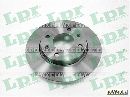 Диск тормозной CITROEN XSARA 97-05/PEUGEOT 206 98-/306 93-01 передний не вент.