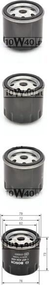 фильтр топливный bosch-system\ ford transit 2.4d <86