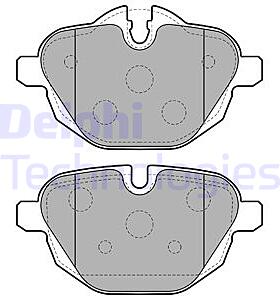 колодки зад.bmw f10 10=>