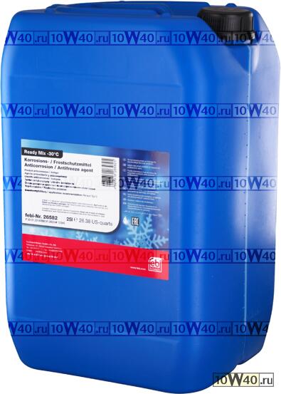 антифриз зеленый 25l -30°с\ renault typ d, sae j1034