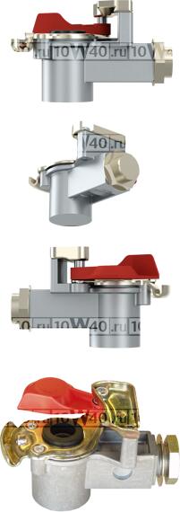 соединительная головка (красн.) c фильтром, m16x1.5 наружн.\ omn mb, rvi, bpw