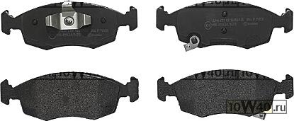 КОЛОДКИ ТОРМОЗНЫЕ ДИСКОВЫЕ CHRYSLER YPSILON 05/11-> / FIAT 500 (312_) 07/07-> / FIAT 500 C (312_) 09
