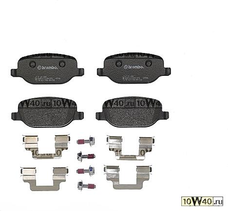 КОЛОДКИ ТОРМОЗНЫЕ ДИСКОВЫЕ ALFA ROMEO 159 (939_) 06/05-12/12 / ALFA ROMEO 159 Sportwagon (939_) 06/0