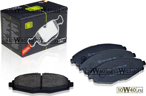 Колодки тормозные передние Daewoo Matiz 98-/Chevrolet Lanos 97- PF051301