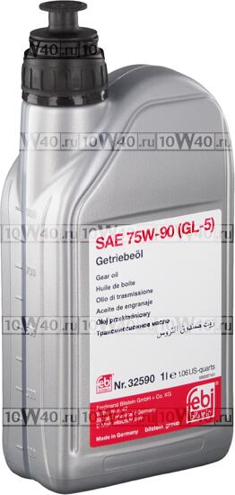МАСЛО ТРАНСМИССИОННОЕ 1L / SAE 75W90  API GL-5  VW 501.50 ПОЛУСИНТЕТИКА