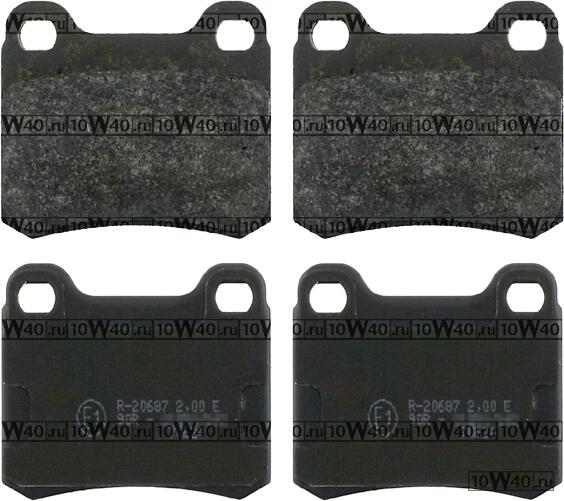 КОЛОДКИ ЗАД MER W124 СЕДАН/W202 2-Е НАПРАВ