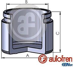 поршень суппорта d60\ nissan qashqai / x-trail II, opel frontera b, toyota previa 90>