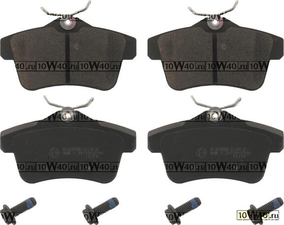Колодки тормозные CITROEN C4 09-/PEUGEOT 3008/5008 09- задние