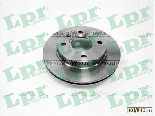 Диск тормозной FORD ESCORT 90-99/FIESTA 89-02/MAZDA 121 96- передний вент.
