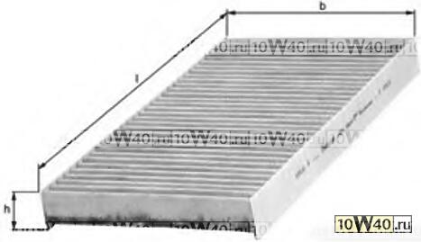 Фильтр салона OPEL CORSA D/FIAT PUNTO 05- угольный