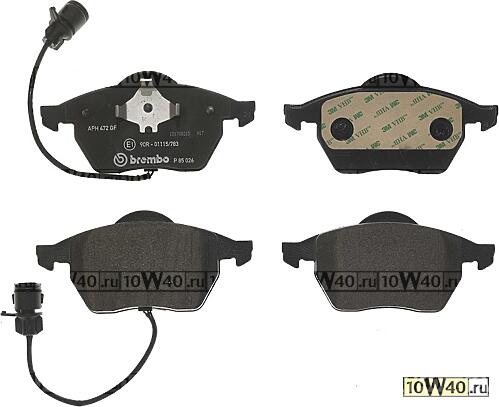 КОЛОДКИ ТОРМОЗНЫЕ ДИСКОВЫЕ ZHONGHUA (BRILLIANCE) ZUNCHI (M1) 1.8 2007-2010