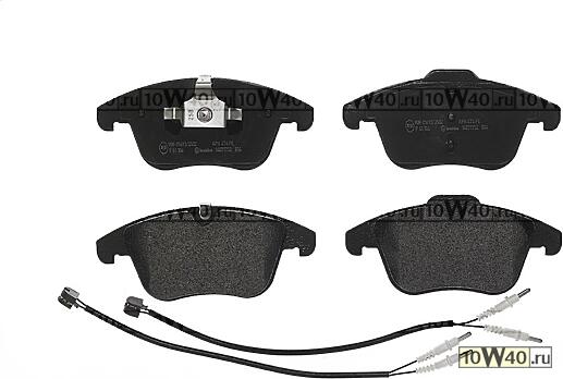 p61106 колодки дисковые передние\ citroen c5, peugeot 407 / 508 1.8 / 2.0 / 1.6hdi / 2.0hdi 08>