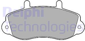 колодки дисковые п.  Renault Master, Opel Movano 2.5D/2.8DTi 98-01