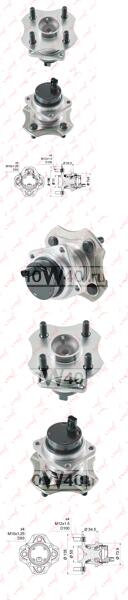 Ступица задняя в сборе (с ABS) подходит для TOYOTA Corolla(E12) 1.4D-2.0D 02-03 / Prius 1.5 00-04 WH-1133