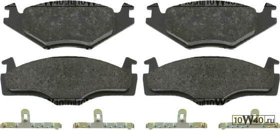 колодки дисковые передние\ VW golf II / III 1.4-1.8 / 1.6-1.9td 83-95 / passat 82-88