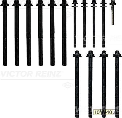 к-кт болтов гбц\ citroen jumper 3.0hdi 06>, fiat ducato 3.0d 06>