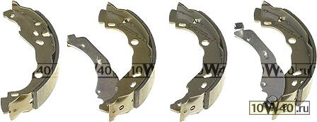 s61544 колодки барабанные\ renault logan / clio 1.4 / 1.6 98>