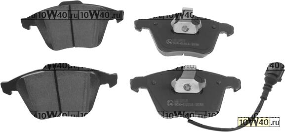 КОЛОДКИ ПЕР AUDI A3/VW GOLF V/EOS/PASSAT B6 03-