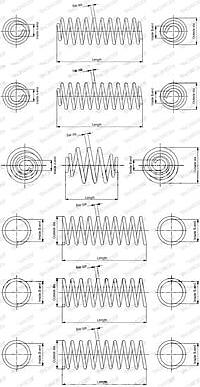 Код оригинала: 5002P3, <BR>пружина передняя  Peugeot 206 2.0HDi 98>