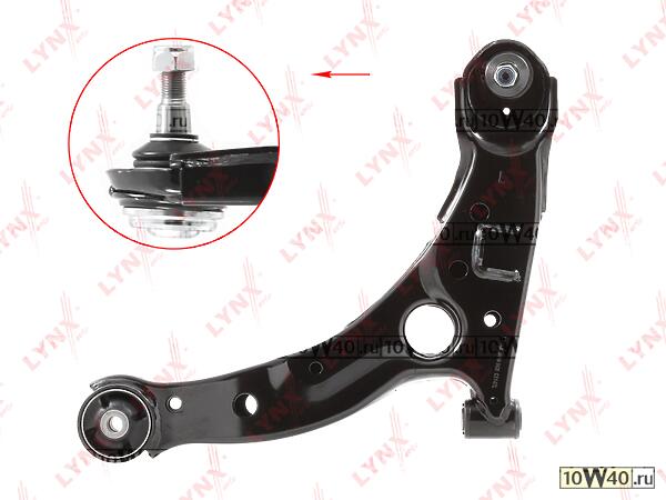 Рычаг нижний левый передней подвески