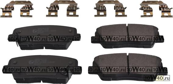 Колодки тормозные  SANTA FE (CM) 2.2D 09-/ SORENTO (XM) 09- задние