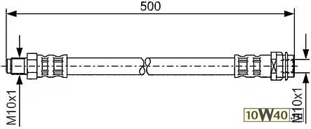 Шланг тормозной