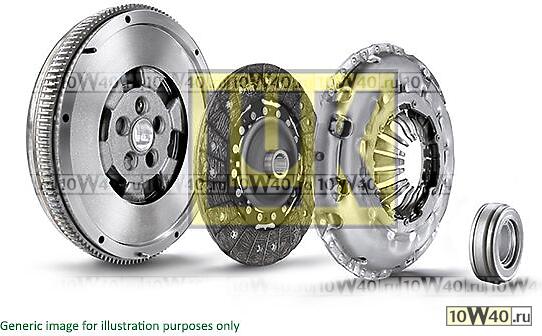 К-кт сцепления с двухмассовым маховиком 623309400+415025010 AUDI: A3 (8P1) 1.9 TDI 03-, A3 Sportback (8PA) 1.9 TDI 04-, A3 кабрио 1.9 TDI 08-/ SEAT: ALTEA (5P1) 1.9 TDI 04-, ALTEA XL (5