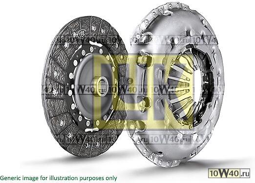 К-КТ СЦЕПЛЕНИЯ (240mm) AUDI A3/TT/SEAT LEON/TOLEDO III/SKO OCTAVIA/VW CADDY III/GOLF V 2.0TDI 0 SAC