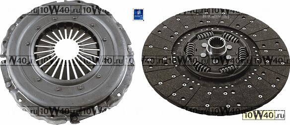 d=395 без подш. (корзина+диск+см) \mb atego / axor 712 / 812-1528-2628 om906