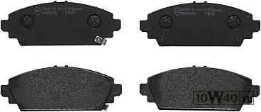 Тормозные колодки HONDA ACCORD VII (CG, CK) 1.6 i Kw 85 10/98 - 12/02 F