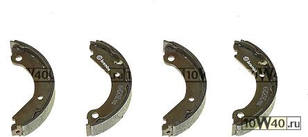 КОЛОДКИ ТОРМОЗНЫЕ БАРАБАННЫЕ VOLVO 940 II (944) 2.4 TD Interc. 1994-1998