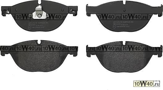 Колодки тормозные дисковые ALPINA: B7 Biturbo 09-  BMW: 5 525 d/528 i/530 d/530 i/535 d/535 d xDrive/535 i/535 i xDrive/550 i/550 i xDrive/ActiveHybrid/M 550 d xDrive 10-, 5 GR