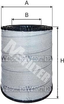 воздушный фильтр 485-303 / 169 \man 19.342 / 19.343 / 19.403