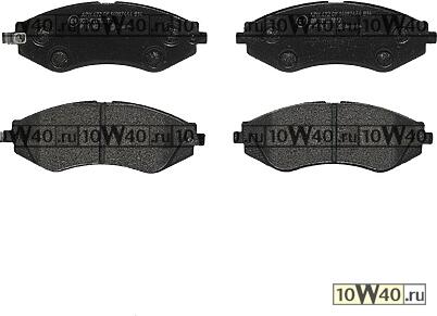 КОЛОДКИ ТОРМОЗНЫЕ ДИСКОВЫЕ К-Т CHEVROLET AVEO / KALOS HATCHBACK (T200) 02/03-05/08 / CHEVROLET AVEO