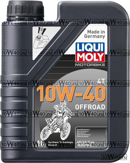 liquimoly 10w40 motorbike 4t offroad (1l) (нс-синт.) масло моторное для квадроциклов\ api sl, ma-2