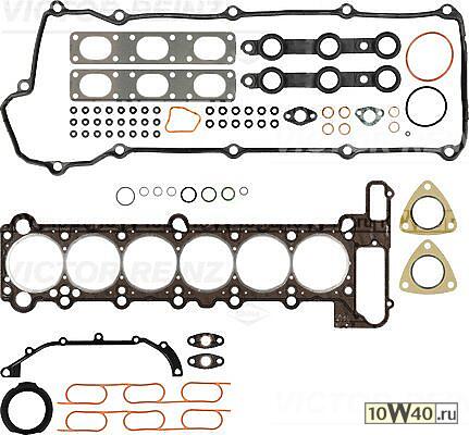 к-кт прокладок двс верхний\ bmw e36 / e46 / e39 / e38 2.5 / 2.8 24v m52 95-98