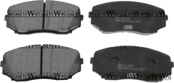 Колодки тормозные дисковые MAZDA: CX-7 2.2 MZR-CD AWD, 2.3 MZR DISI Turbo 06 -, CX-9 3.7, 3.7 AWD 07-
