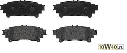 КОЛОДКИ ТОРМОЗНЫЕ ДИСКОВЫЕ LEXUS RC (_C1_) 350 (GSC10) 2014-