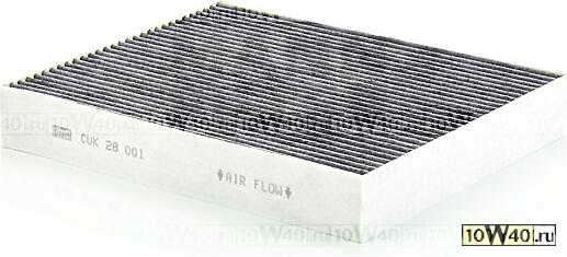 фильтр салона ford mondeo 14- угольный