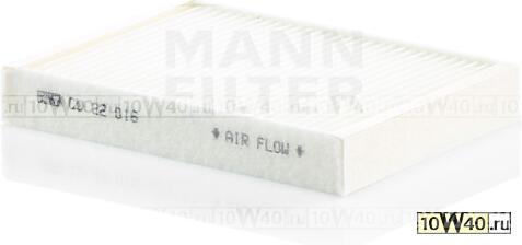 ВОЗДУШНЫЙ ФИЛЬТР САЛОНА MANN (БЕЗ РАМКИ)