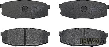 Колодки тормозные дисковые TOYOTA LAND CRUISER 200 4.0-5.7 07-/LEXUS LX III (URJ) 07- зад. Brembo P8