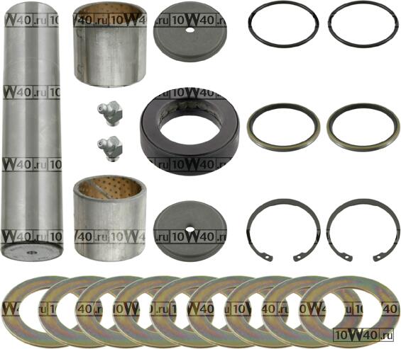 р / к шкворня на втулках 49.5x50x223 prokit\omn man f90 / m90