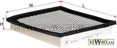 Фильтр воздушный CHRYSLER VOYAGER III 00-