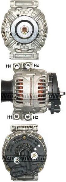 генератор 24v 100a со шкивом d72 pvr8\ scania p / g / r / t