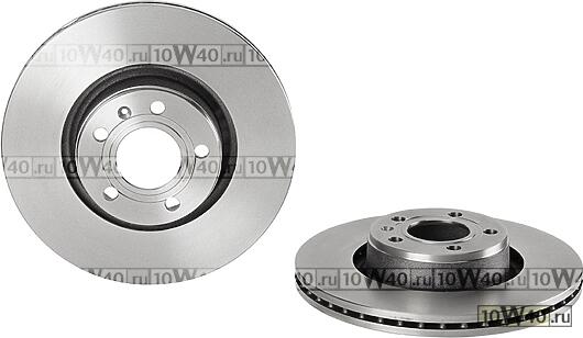 диск тормозной передний  Audi A6 2.4/2.0TDi 04>