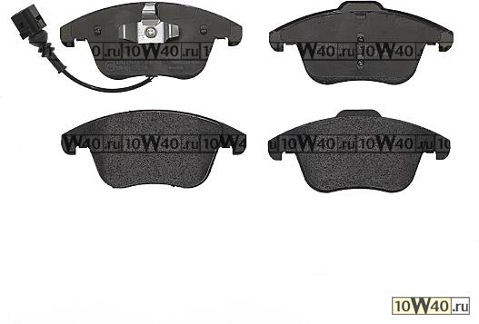 Колодки тормозные дисковые передн, AUDI: Q3 2.0 TDI/2.0 TDI quattro/2.0 TFSI quattro 11- / SEAT: ALH